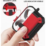 Wholesale Rugged Design Shockproof Anti-Scratch Protective Case with Tight Closure and Holder Clip for Apple Airpod 3 (Gen 3 2021) (Black)