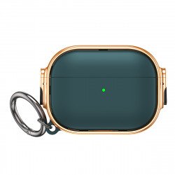 Fashion Design Electroplated Full Body Hybrid Locking Lids Airpod Case Cover With Holder Clip for Apple Airpod Pro 2 / 1 (Green/Rose) Fashion Design Electroplated Full Body Hybrid Locking Lids Airpod Case Cover With Holder Clip for Apple Airpod Pro 2 / 1 (Green/Rose)