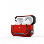 Wholesale Tech Armor Heavy Duty Hybrid Case with Hook for Apple Airpod Pro (Silver)