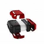 Wholesale Tech Armor Heavy Duty Hybrid Case with Hook for Apple Airpod Pro (Red)