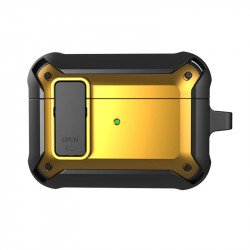 Rugged Design Shockproof Anti-Scratch Protective Case with Tight Closure and Holder Clip for Apple Airpod 3 (Gen 3 2021) (Yellow) Rugged Design Shockproof Anti-Scratch Protective Case with Tight Closure and Holder Clip for Apple Airpod 3 (Gen 3 2021) (Yellow)