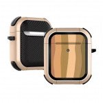 Thunder Strong Armor Heavy Duty Hybrid Case for Apple Airpod (Gold)