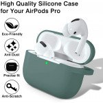 Wholesale Premium Soft Silicone Skin Shockproof Protective Cover with Keychain Carabiner for Apple Airpod 3 (Gen 3 2021) (Black)