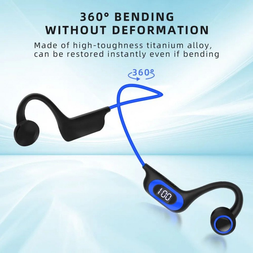Bone conduction earhook discount wireless bluetooth earphone