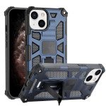 Tuff Armor Hybrid Stand Case with Magnetic Plate for Apple iPhone 13 [6.1] (Navy Blue)