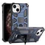 Wholesale Tuff Armor Hybrid Stand Case with Magnetic Plate for Apple iPhone 13 [6.1] (Navy Blue)