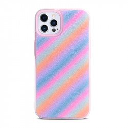 Shiny Glitter Design Armor Hybrid Protective Case for Apple iPhone 13 Pro Max [6.7] (Pink)