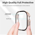 Wholesale Tempered Glass Screen Protector Full Coverage Shockproof Cover Case for Apple Watch Ultra 2 / 1 [49MM] (Black)