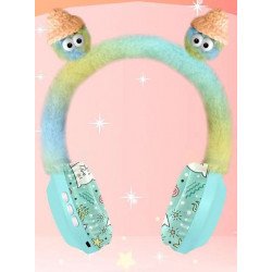 Plush Soft Cute Colorful LED Lights Wireless Portable Headset for Universal Cell Phone And Bluetooth Device BK689 (Green) Plush Soft Cute Colorful LED Lights Wireless Portable Headset for Universal Cell Phone And Bluetooth Device BK689 (Green)