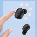 Wholesale In Ear Sports Style TWS Bluetooth Wireless Headphone Earbuds Headset BM02 for Universal Cell Phone And Bluetooth Device (Black)