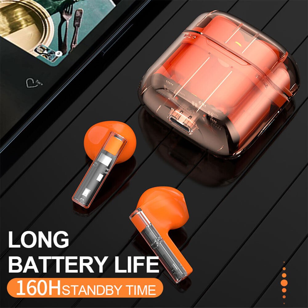 Wholesale True TWS Gaming SeeThru Transparent Design Bluetooth