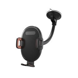 Car Windshield Dashboard Long Flexible Suction Cup Arm Cell Phone Holder Mount C036 for Universal Cell Phone (Black) Car Windshield Dashboard Long Flexible Suction Cup Arm Cell Phone Holder Mount C036 for Universal Cell Phone (Black)