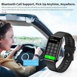 Wholesale Bluetooth Large Screen Smart Watch Fitness Tracker Touch Screen Heart Rate Monitor Pedometer Activity Tracker Sleep Monitor for iOS, Android (Black)