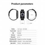 Wholesale Bluetooth Large Screen Smart Watch Fitness Tracker Touch Screen Heart Rate Monitor Pedometer Activity Tracker Sleep Monitor for iOS, Android (Black)