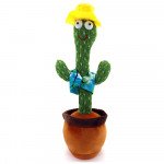 Wholesale Dancing Singing Funny Cactus Bluetooth Wireless Speaker Toy Song Recording Play Music USB Powered for Universal Cell Phone, Device (Hawaiian)