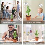 Wholesale Dancing Singing Funny Cactus Bluetooth Wireless Speaker Toy Song Recording Play Music USB Powered for Universal Cell Phone, Device (Green)