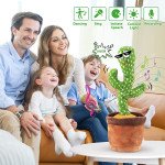 Wholesale Dancing Singing Funny Cactus Bluetooth Wireless Speaker Toy Song Recording Play Music USB Powered for Universal Cell Phone, Device (Mexico Sombrero)