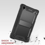 Wholesale Shockproof Durable Heavy Duty Hybrid Sturdy Kickstand Protective Tablet Cover Case for Samsung Galaxy Tab A7 Lite (2021) (Hot Pink/Black)