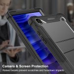 Wholesale Shockproof Durable Heavy Duty Hybrid Sturdy Kickstand Protective Tablet Cover Case for Samsung Galaxy Tab A7 Lite (2021) (Blue/Black)