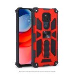 Tuff Armor Hybrid Stand Case with Magnetic Plate for Samsung Galaxy A52 5G (Red)