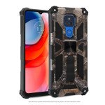 Wholesale Tuff Armor Hybrid Stand Case with Magnetic Plate for Samsung Galaxy A32 4G (Tree Brown)