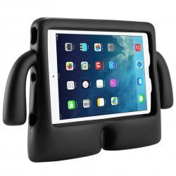 Silicone Standing Monster With Handle Shockproof Durable Protective Cover Case For Kids for iPad Mini 6 [2021] (Black)