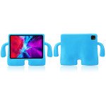 Silicone Standing Monster With Handle Shockproof Durable Protective Cover Case For Kids for iPad Air 5 [2022], iPad Air 4 [2020], iPad Pro 11 (2022 / 2021 / 2020) (Blue)