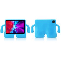Silicone Standing Monster With Handle Shockproof Durable Protective Cover Case For Kids for iPad Air 5 [2022], iPad Air 4 [2020], iPad Pro 11 (2022 / 2021 / 2020) (Blue)