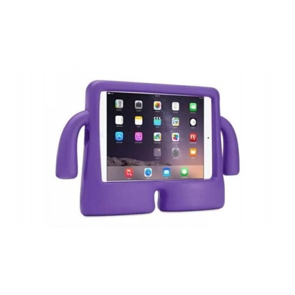 Wholesale Silicone Standing Monster With Handle Shockproof Durable Protective Cover Case For Kids for Apple iPad 10.2 8th / 7th Gen [2020 / 2019], Pro 10.5 (2017) (Purple)