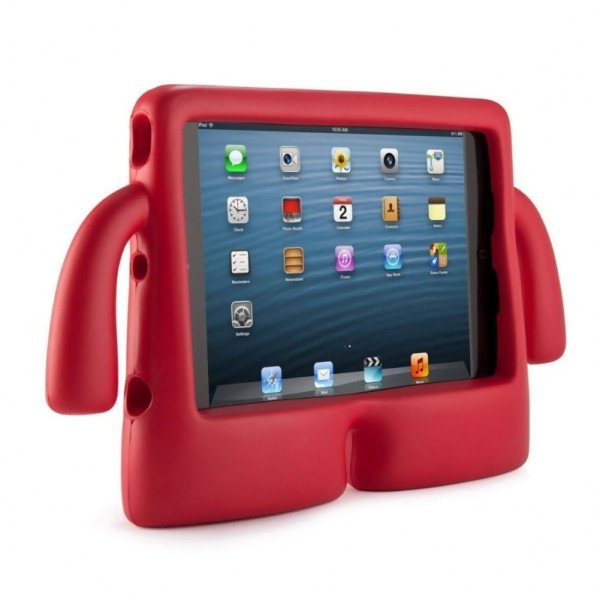 Wholesale Silicone Standing Monster With Handle Shockproof Durable Protective Cover Case For Kids for Apple iPad 10.2 8th / 7th Gen [2020 / 2019], Pro 10.5 (2017) (Red)