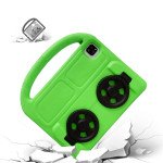 Wholesale Silicone Car Wheel Stand With Handle Shockproof Durable Protective Cover Case For Kids for iPad Air 5 [2022], iPad Air 4 [2020], iPad Pro 11 (2022 / 2021 / 2020) (Green)