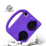 Wholesale Silicone Car Wheel Stand With Handle Shockproof Durable Protective Cover Case For Kids for iPad Air 5 [2022], iPad Air 4 [2020], iPad Pro 11 (2022 / 2021 / 2020) (Purple)