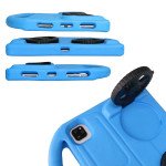 Wholesale Silicone Car Wheel Stand With Handle Shockproof Durable Protective Cover Case For Kids for iPad Air 5 [2022], iPad Air 4 [2020], iPad Pro 11 (2022 / 2021 / 2020) (Blue)
