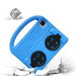 Wholesale Silicone Car Wheel Stand With Handle Shockproof Durable Protective Cover Case For Kids for iPad Air 5 [2022], iPad Air 4 [2020], iPad Pro 11 (2022 / 2021 / 2020) (Blue)