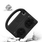Wholesale Silicone Car Wheel Stand With Handle Shockproof Durable Protective Cover Case For Kids for iPad Air 5 [2022], iPad Air 4 [2020], iPad Pro 11 (2022 / 2021 / 2020) (Black)