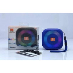 LED Ring Light Pocket Size Portable Bluetooth Wireless Speaker with Carrying Strap GO1PRO for Universal Cell Phone And Bluetooth Device (Blue) LED Ring Light Pocket Size Portable Bluetooth Wireless Speaker with Carrying Strap GO1PRO for Universal Cell Phone And Bluetooth Device (Blue)