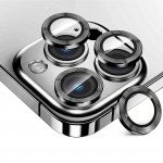 Wholesale Premium Guard Titanium Alloy HD Tempered Glass Camera Lens Protector for iPhone 14, iPhone 14 Plus (Black)