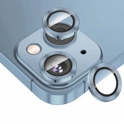 Premium Guard Titanium Alloy HD Tempered Glass Camera Lens Protector for iPhone 14, iPhone 14 Plus (Blue) Premium Guard Titanium Alloy HD Tempered Glass Camera Lens Protector for iPhone 14, iPhone 14 Plus (Blue)