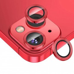 Premium Guard Titanium Alloy HD Tempered Glass Camera Lens Protector for iPhone 14, iPhone 14 Plus (Red) Premium Guard Titanium Alloy HD Tempered Glass Camera Lens Protector for iPhone 14, iPhone 14 Plus (Red)