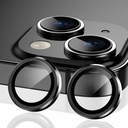 Premium Guard Titanium Alloy HD Tempered Glass Camera Lens Protector for Apple iPhone 15, iPhone 15 Plus (Black) Premium Guard Titanium Alloy HD Tempered Glass Camera Lens Protector for Apple iPhone 15, iPhone 15 Plus (Black)