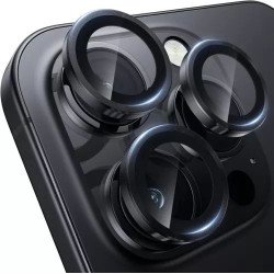 Premium Guard Titanium Alloy HD Tempered Glass Camera Lens Protector for Apple iPhone 16 Pro, iPhone 16 Pro Max (Black) Premium Guard Titanium Alloy HD Tempered Glass Camera Lens Protector for Apple iPhone 16 Pro, iPhone 16 Pro Max (Black)
