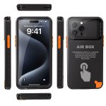 Wholesale Waterproof Phone Case Size XL with Lanyard Strap – Clear View Design for Water Photography & Outdoor Activities (Black)