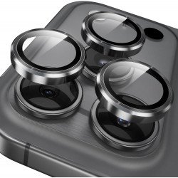 Premium Guard Titanium Alloy HD Tempered Glass Camera Lens Protector for Apple iPhone 17 Pro Max / 17 Pro (Gray) Premium Guard Titanium Alloy HD Tempered Glass Camera Lens Protector for Apple iPhone 17 Pro Max / 17 Pro (Gray)