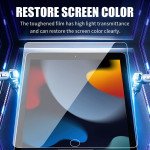 Wholesale Ultra Slim Scratch Resistance Anti Blue Light Tempered Glass Phone Screen Protector for Apple iPad 10.2 8th / 7th Gen (2021 / 2020 / 2019) (Clear)