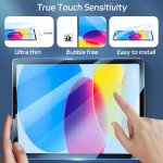 Wholesale Ultra Slim Scratch Resistance Anti Blue Light Tempered Glass Phone Screen Protector for Apple iPad 10.9 10th Gen (2022) (Clear)