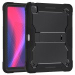 Wholesale Heavy Duty Full Body Shockproof Protection Kickstand Hybrid Tablet Case Cover for Apple iPad Pro 11 (2024) (Black)