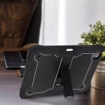 Wholesale Heavy Duty Full Body Shockproof Protection Kickstand Hybrid Tablet Case Cover for Apple iPad Pro 11 (2024) (Black)