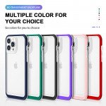 Wholesale Strong Crystal Clear Slim Hard Bumper Protective Case for Apple iPhone 13 Pro Max (Purple)
