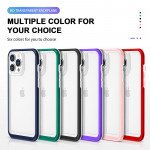 Wholesale Strong Crystal Clear Slim Hard Bumper Protective Case for Apple iPhone 13 Pro Max (Navy Blue)