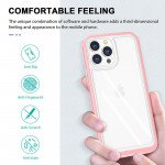 Wholesale Strong Crystal Clear Slim Hard Bumper Protective Case for Apple iPhone 13 [6.1] / 16e (Purple)